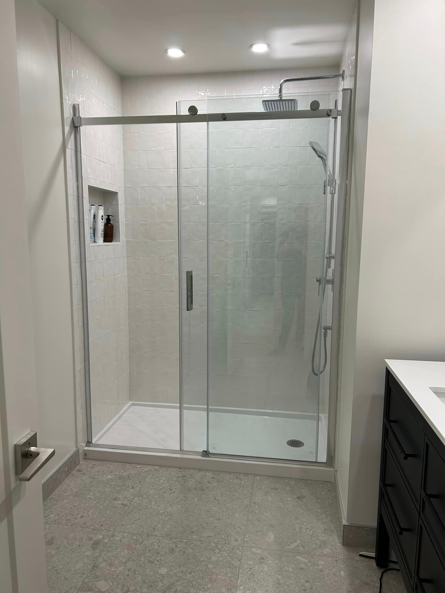 Douche vitrée sur mesure